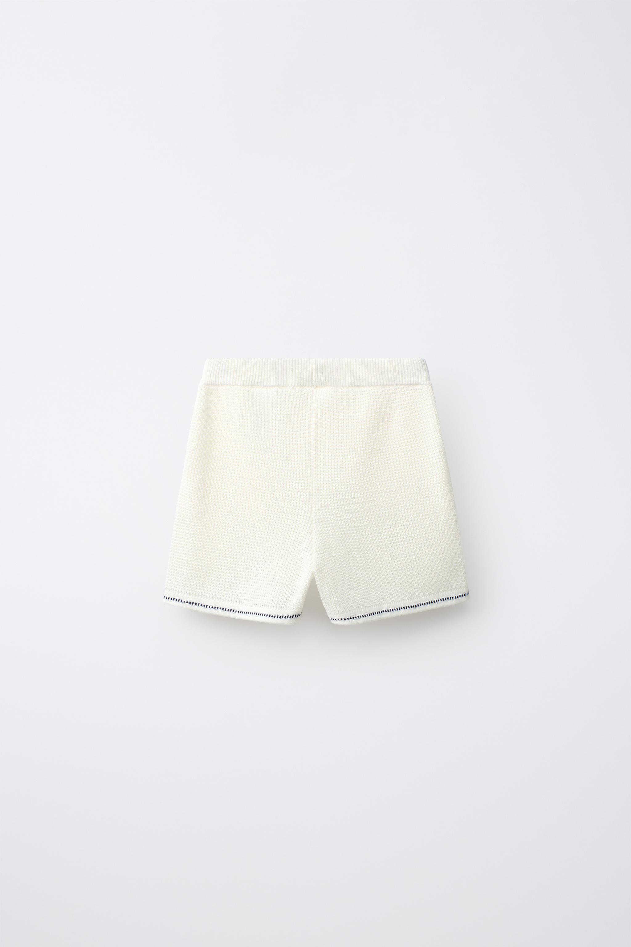 SHORT EN MAILLE GAUFRÉE